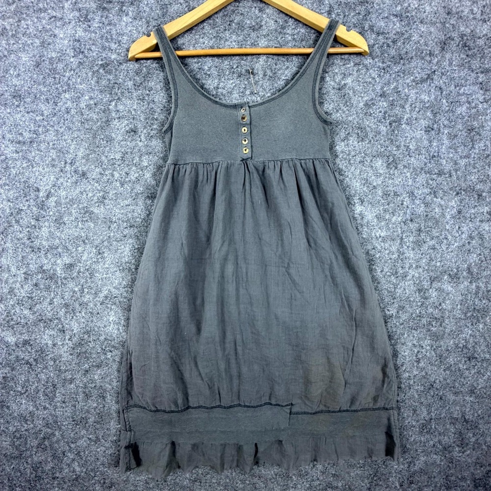 Vintage Babydoll Tank Dress Women Small Y2K Gray Comfy Casual Summery Forever 21